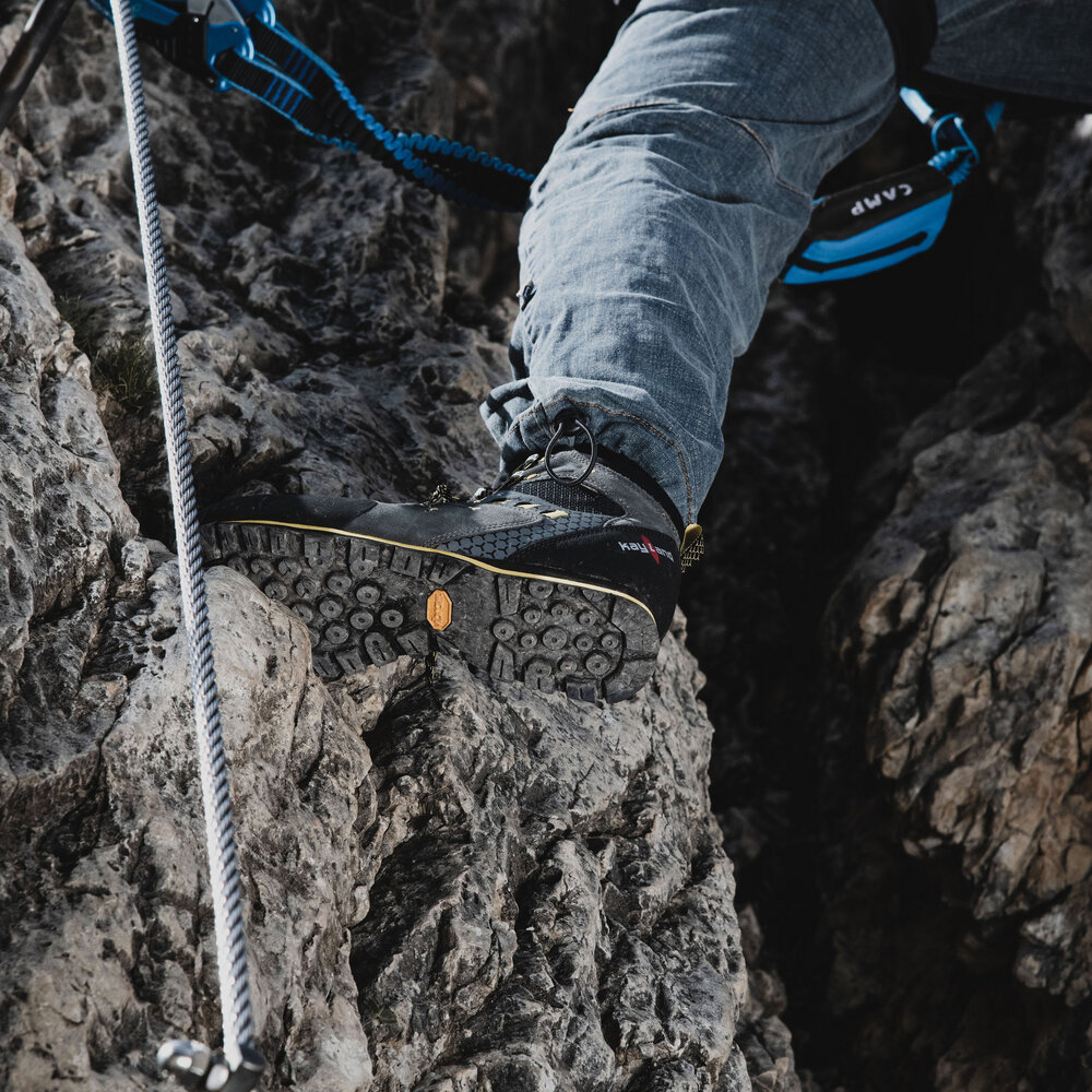 Kayland Vitrik Mid GTX Unisex - Dark Grey/Yellow - Official Product View 3