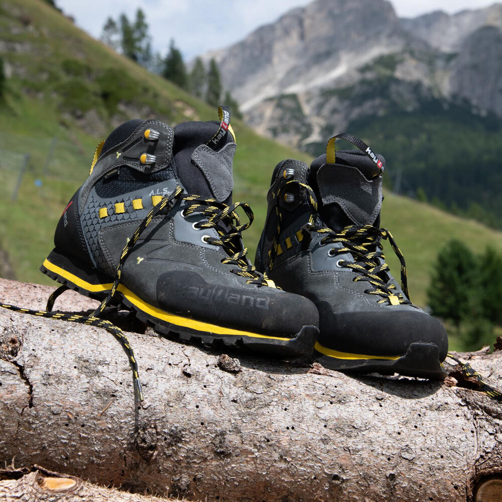 Kayland Vitrik Mid GTX Unisex - Dark Grey/Yellow - Official Product View 5