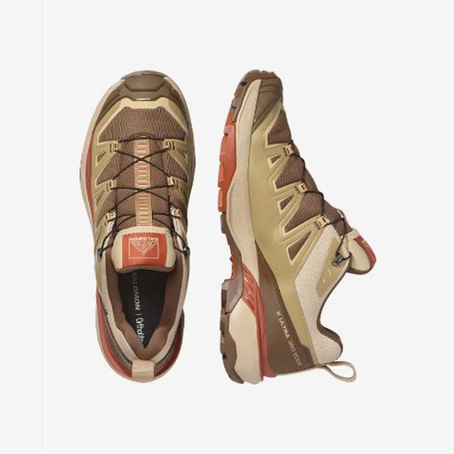 Salomon X Ultra 360 Edge GORE-TEX Men - top or pair view - Orange