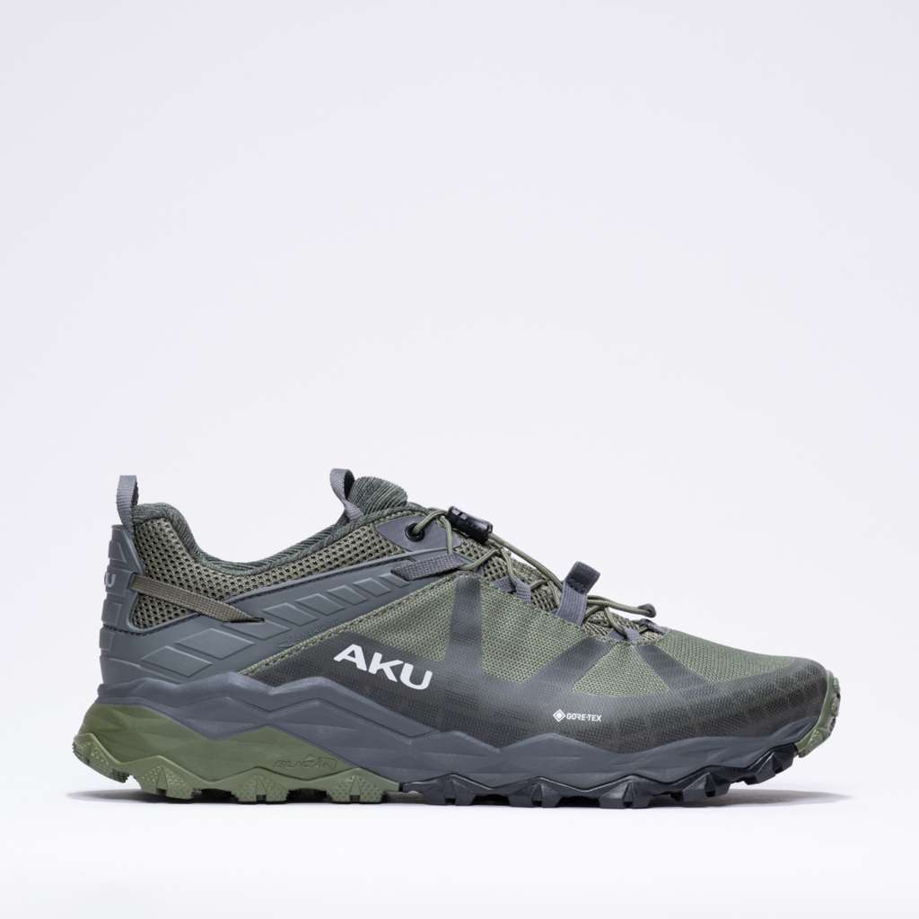 AKU Flyrock GTX - Side Hero - Green-Grey