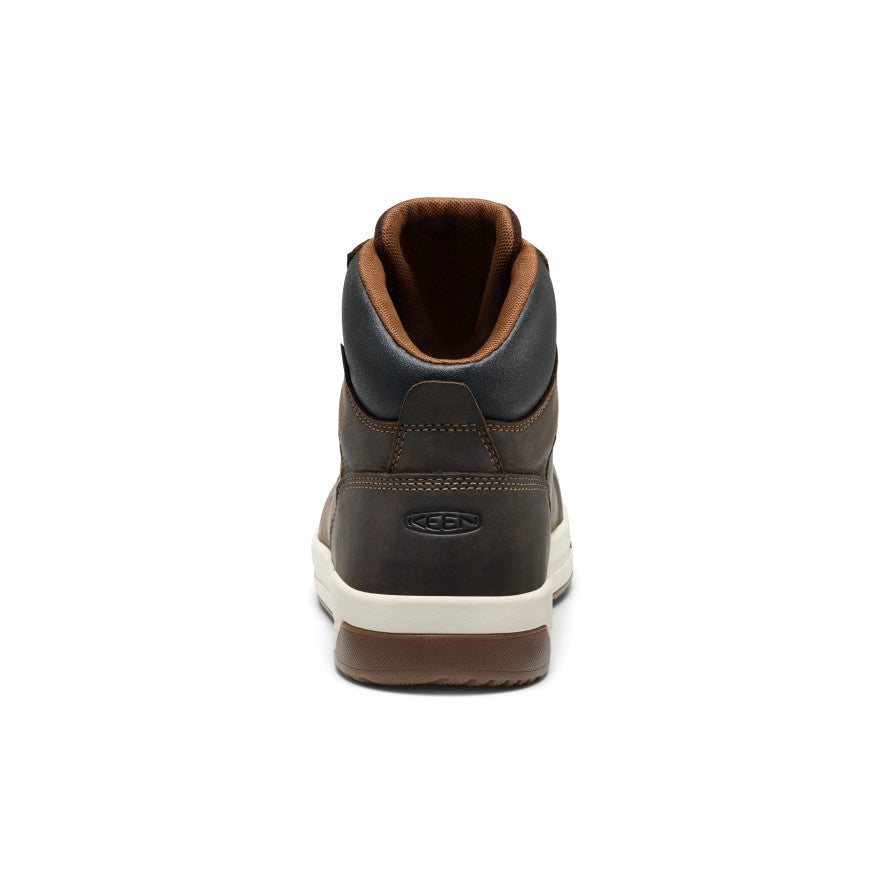 KEEN Gibson Waterproof Work Boot (Carbon Toe) Men product view 5 — Cascade Brown/Gum