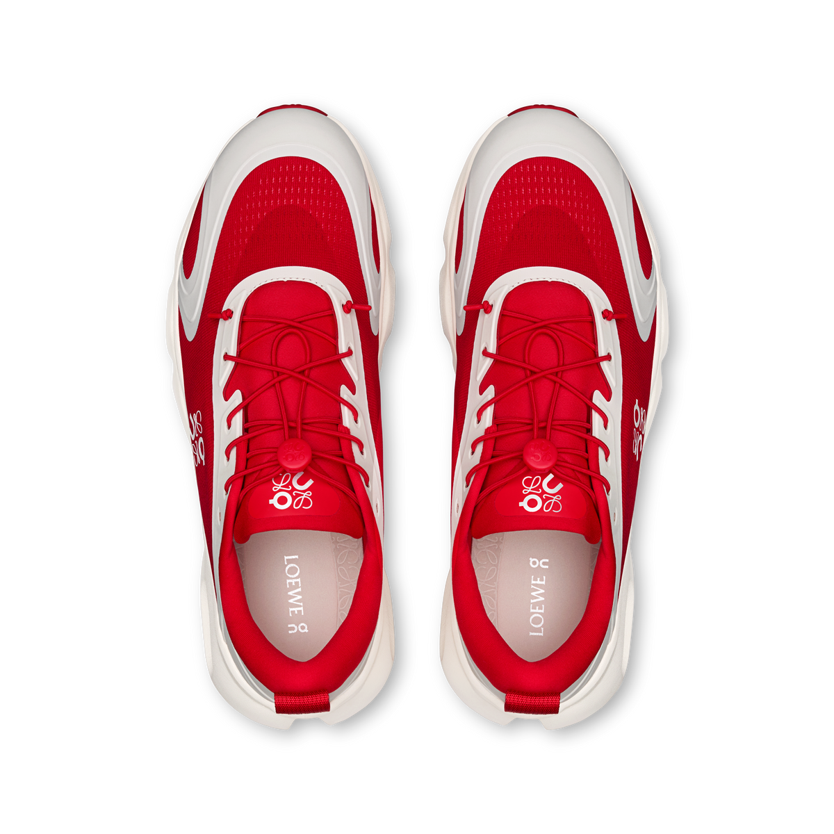 On Cloudsolo LOEWE Men product view 2 — Red | Eggshell