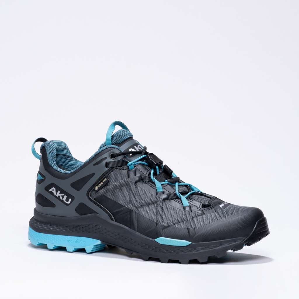 AKU Rocket DFS GTX WS - Side Hero - Black-Turquoise