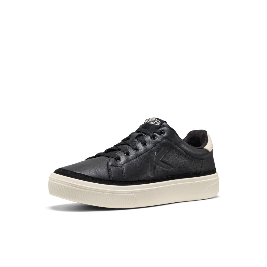 KEEN KM1 Leather Sneaker Men product view 3 — Black/Birch