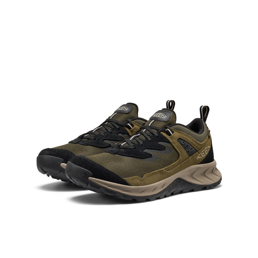 KEEN Hightrail Waterproof Hiking Shoe Men product view 2 — Forest Night/Dark Olive