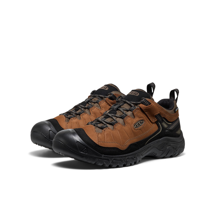 KEEN Targhee IV Waterproof Hiking Shoe Men product view 2 — Bison/Black