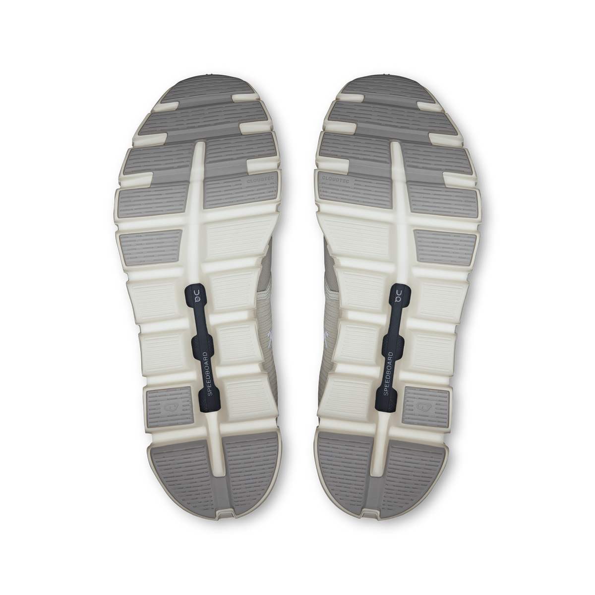 On Cloud 6 Waterproof Men product view 3 — Pelican | Ghost
