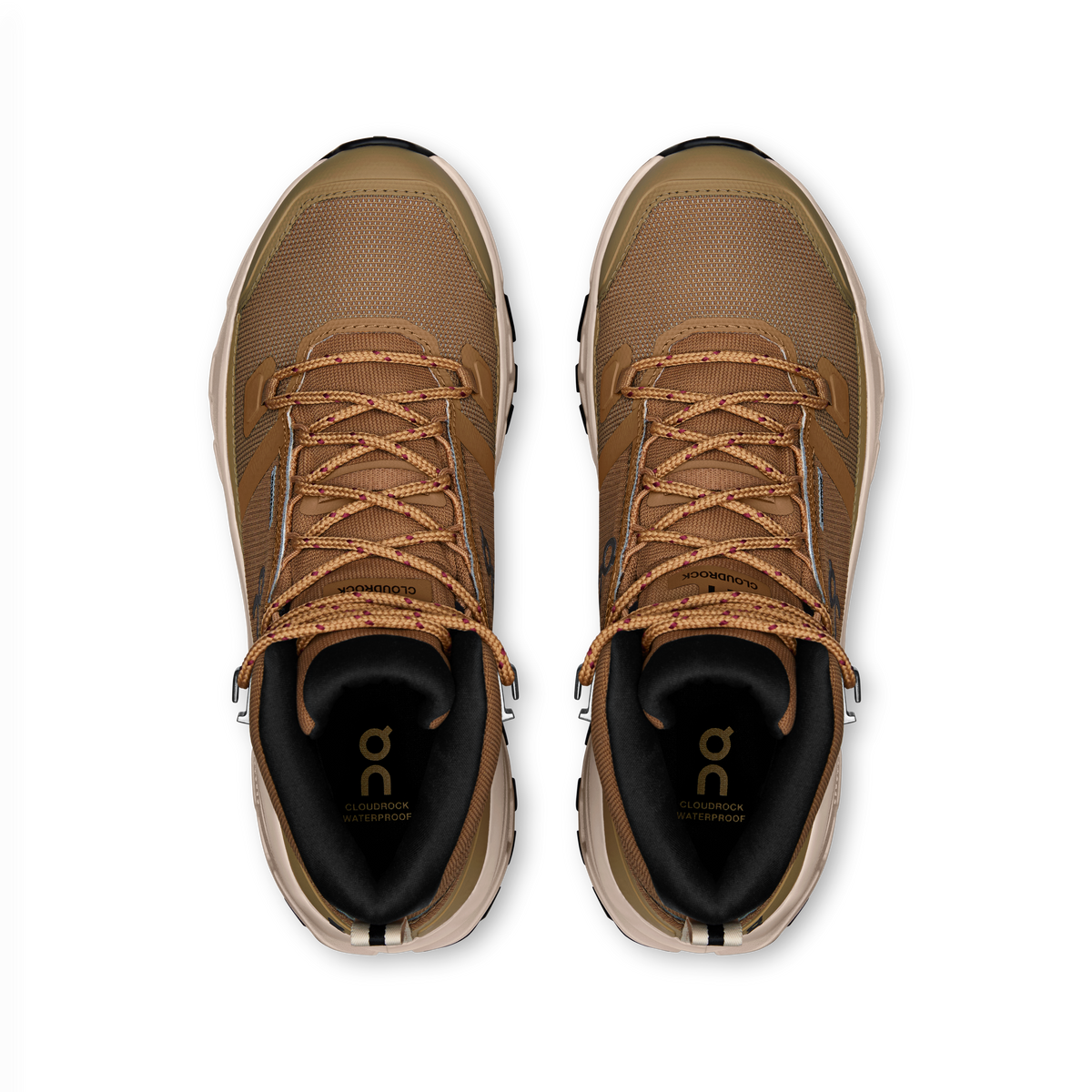 On Cloudrock Mid Waterproof Women product view 2 — Sphinx | Sand