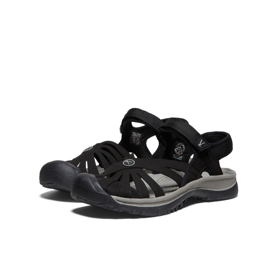 KEEN Rose Sandal Women product view 2 — Black/Neutral Gray