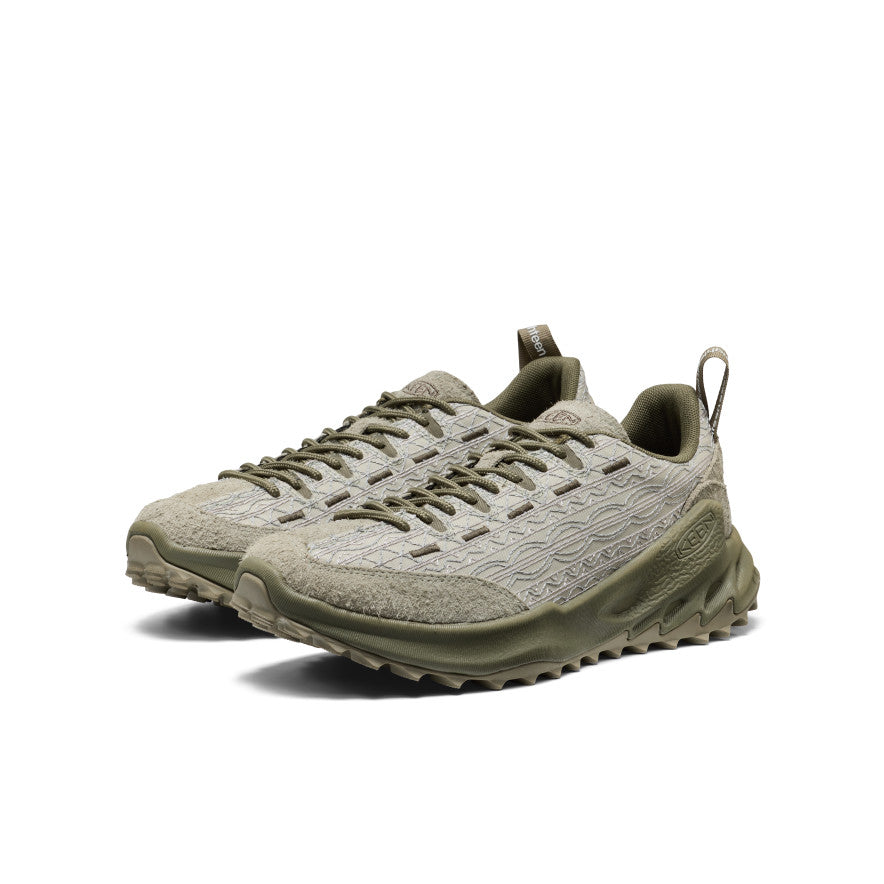 KEEN Jasper Zionic 18 East Sneaker Men product view 2 — Abbey Stone/Mermaid