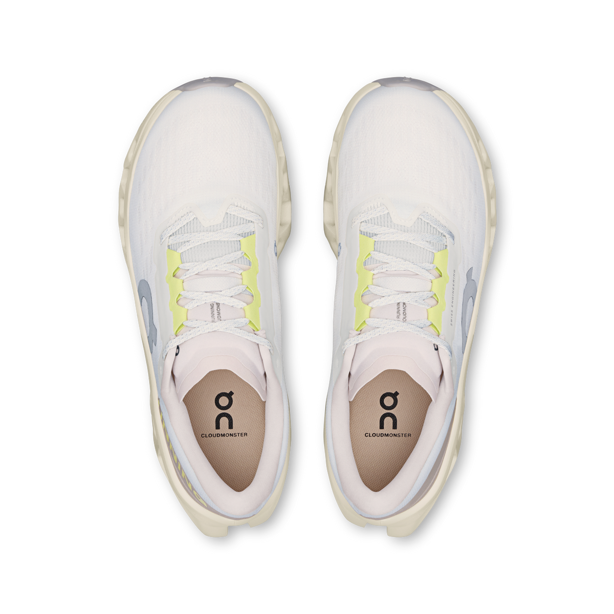 On Cloudmonster 3 Women product view 2 — Ivory | Seedling