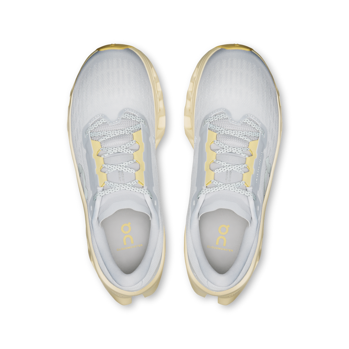 On Cloudmonster 3 Women product view 2 — Glacier | Pollen