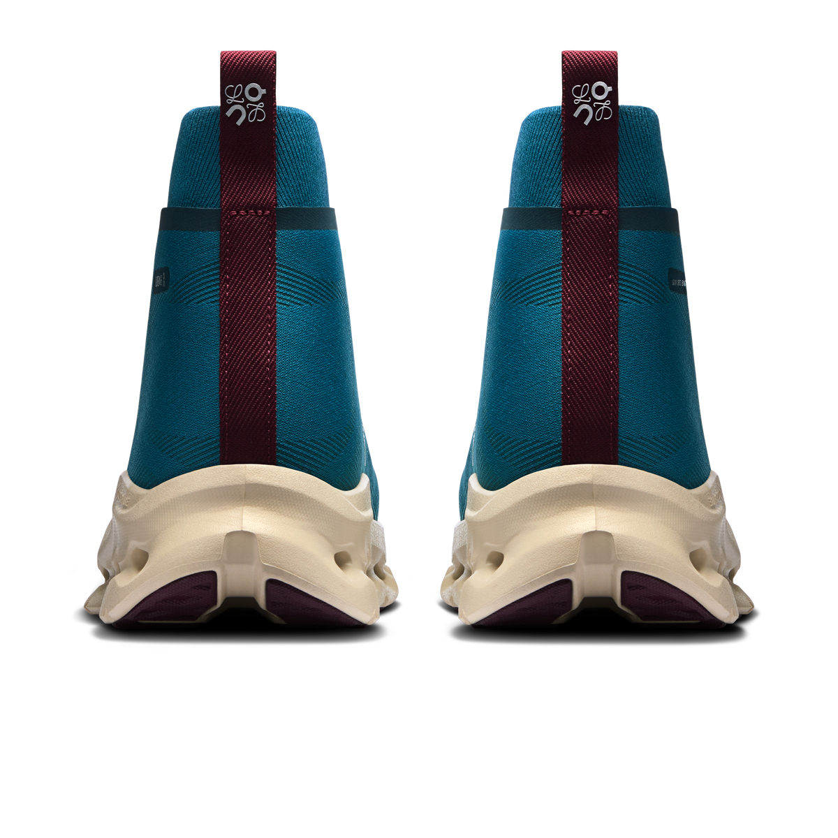 On Cloudtilt Hi LOEWE Men product view 5 — Teal | Oatmeal | Burgundy