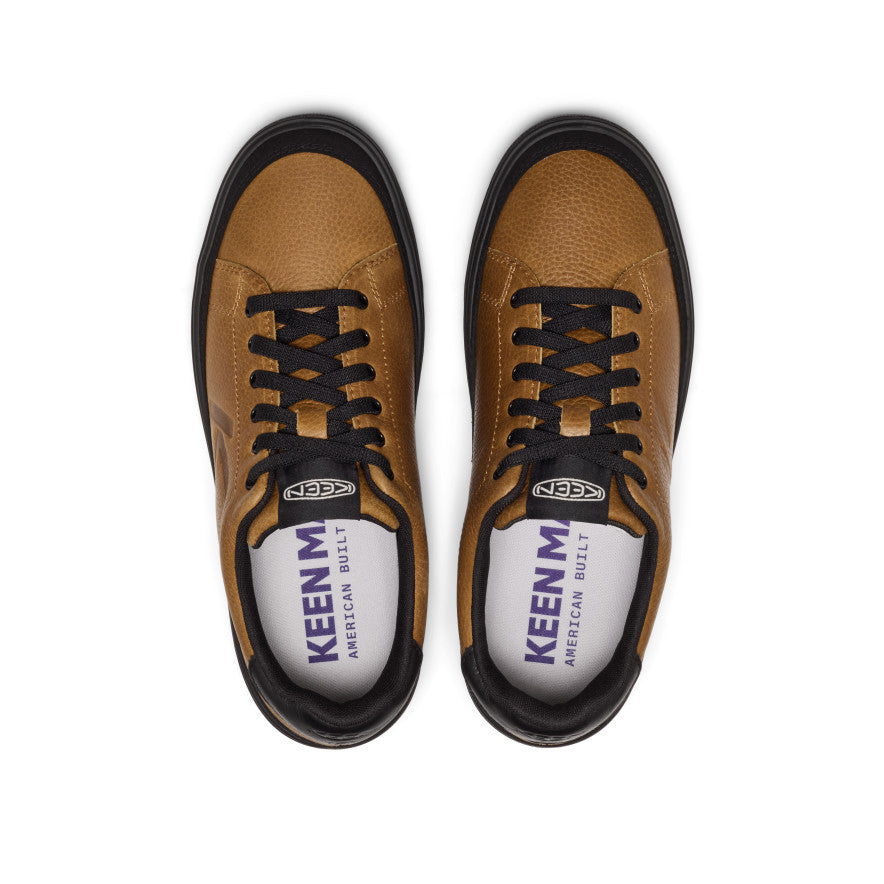 KEEN KM1 Leather Sneaker Men product view 4 — Bison/Black