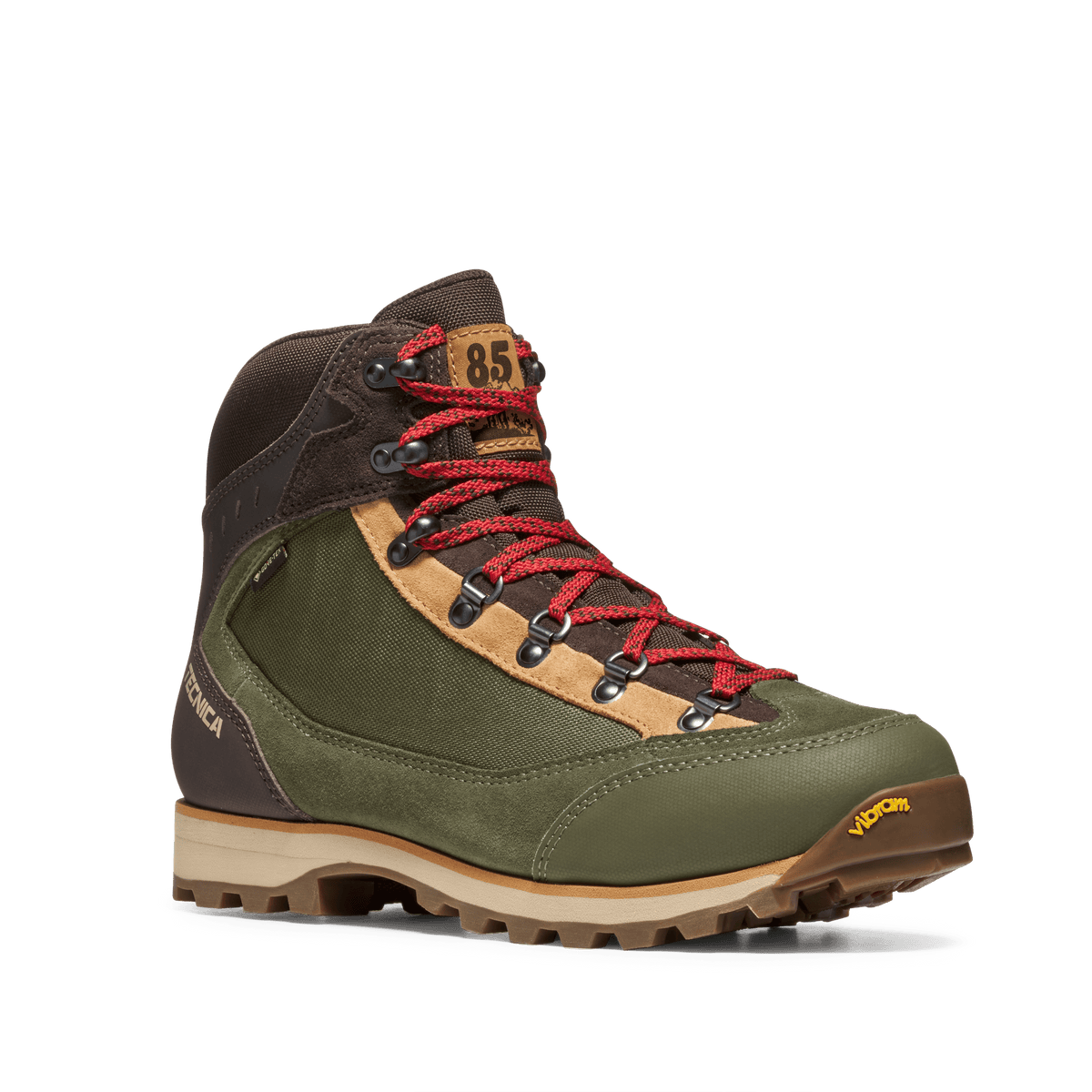 Tecnica Makalu 85 GTX MS product view 1 — Dark Green - Red