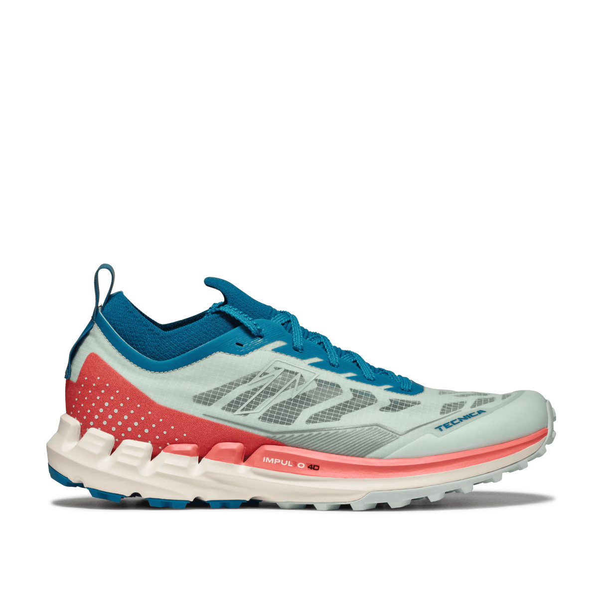 Tecnica Pyrox Speed MS product view 2 — Ice Grey - Blue