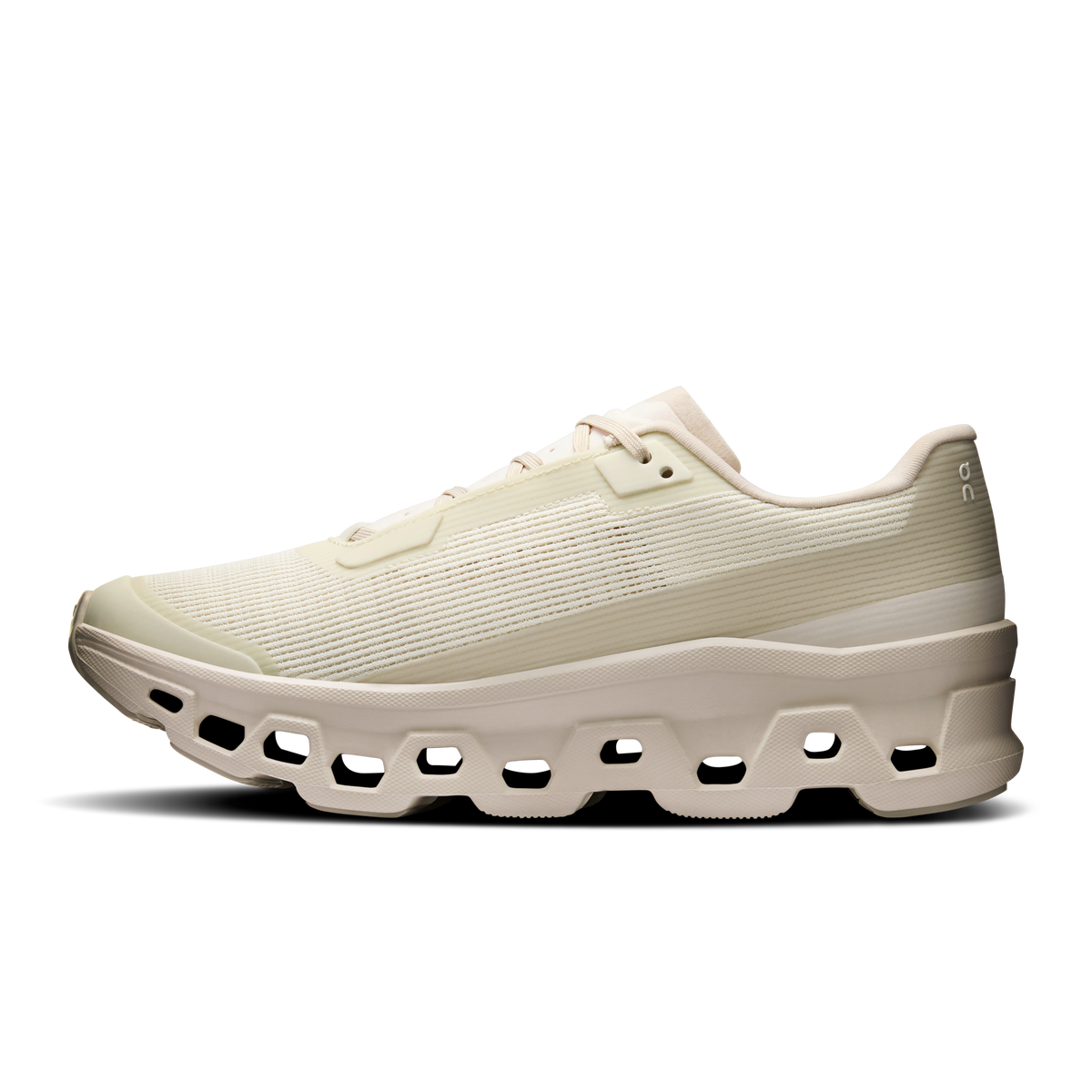 On Cloudmonster Void Women product view 4 — Ghost | Pearl