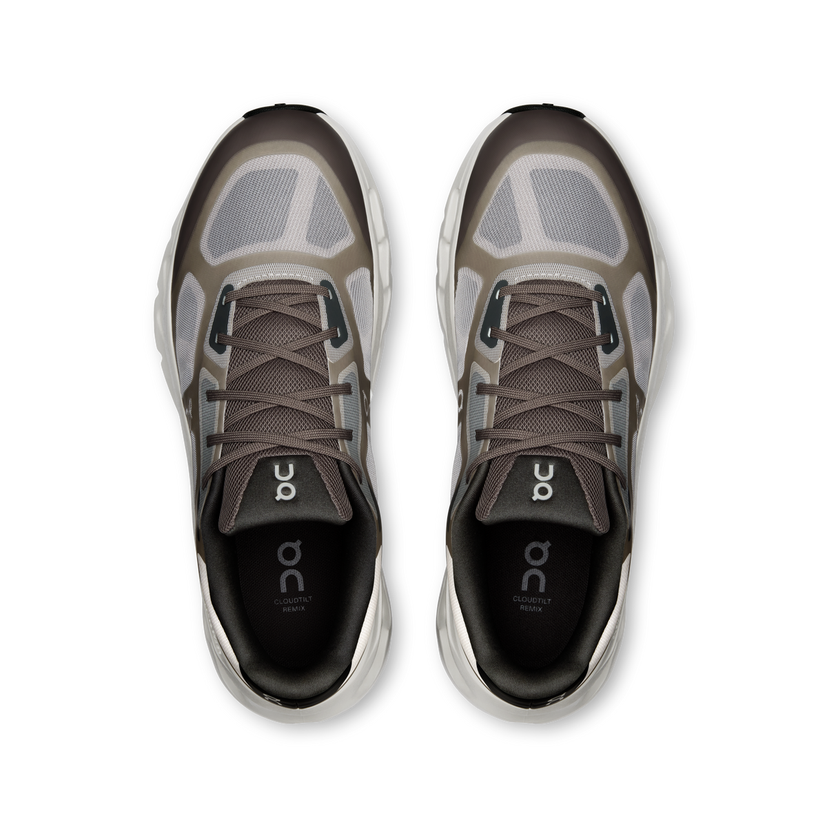 On Cloudtilt Remix Men product view 2 — Ash | Espresso
