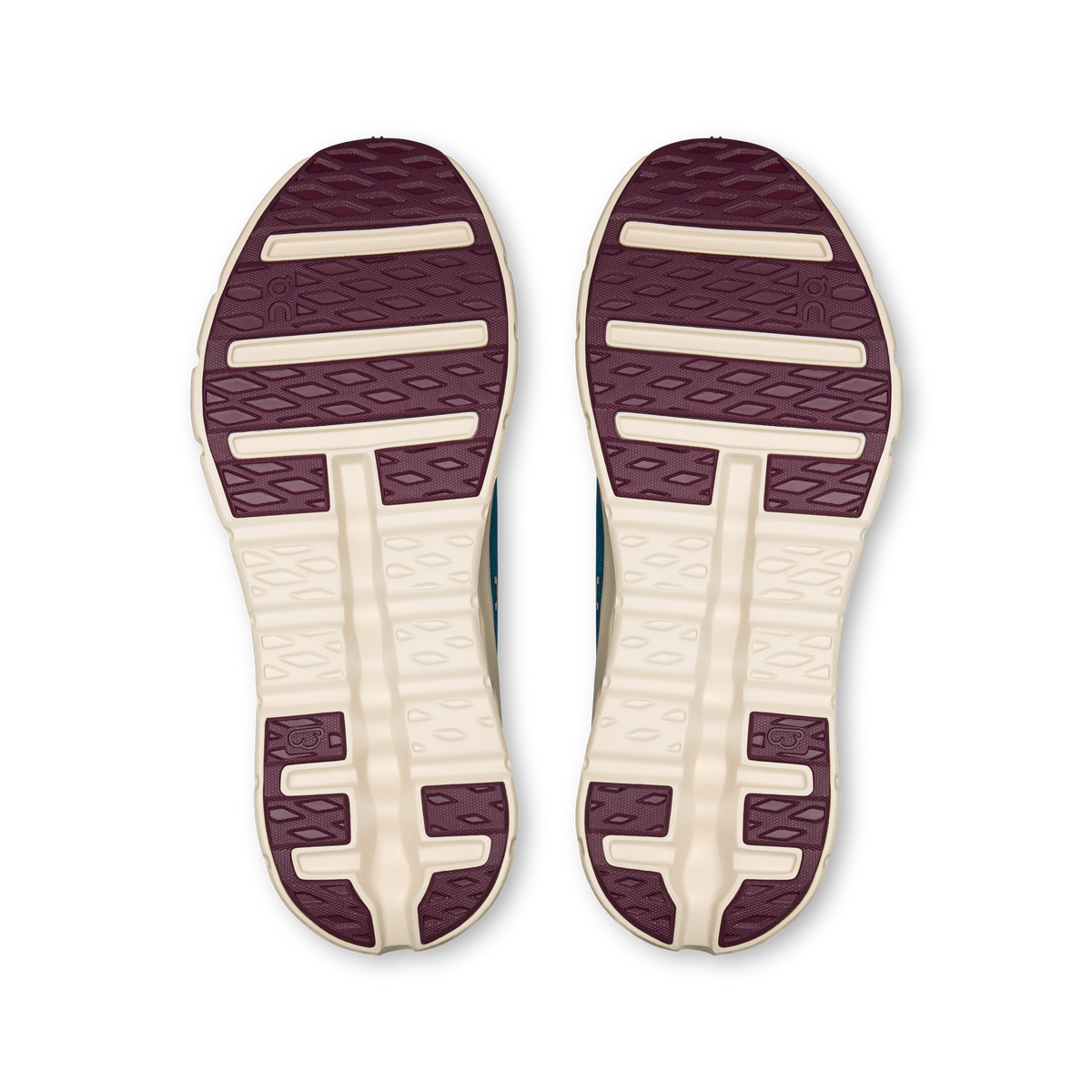 On Cloudtilt Hi LOEWE Men product view 3 — Teal | Oatmeal | Burgundy