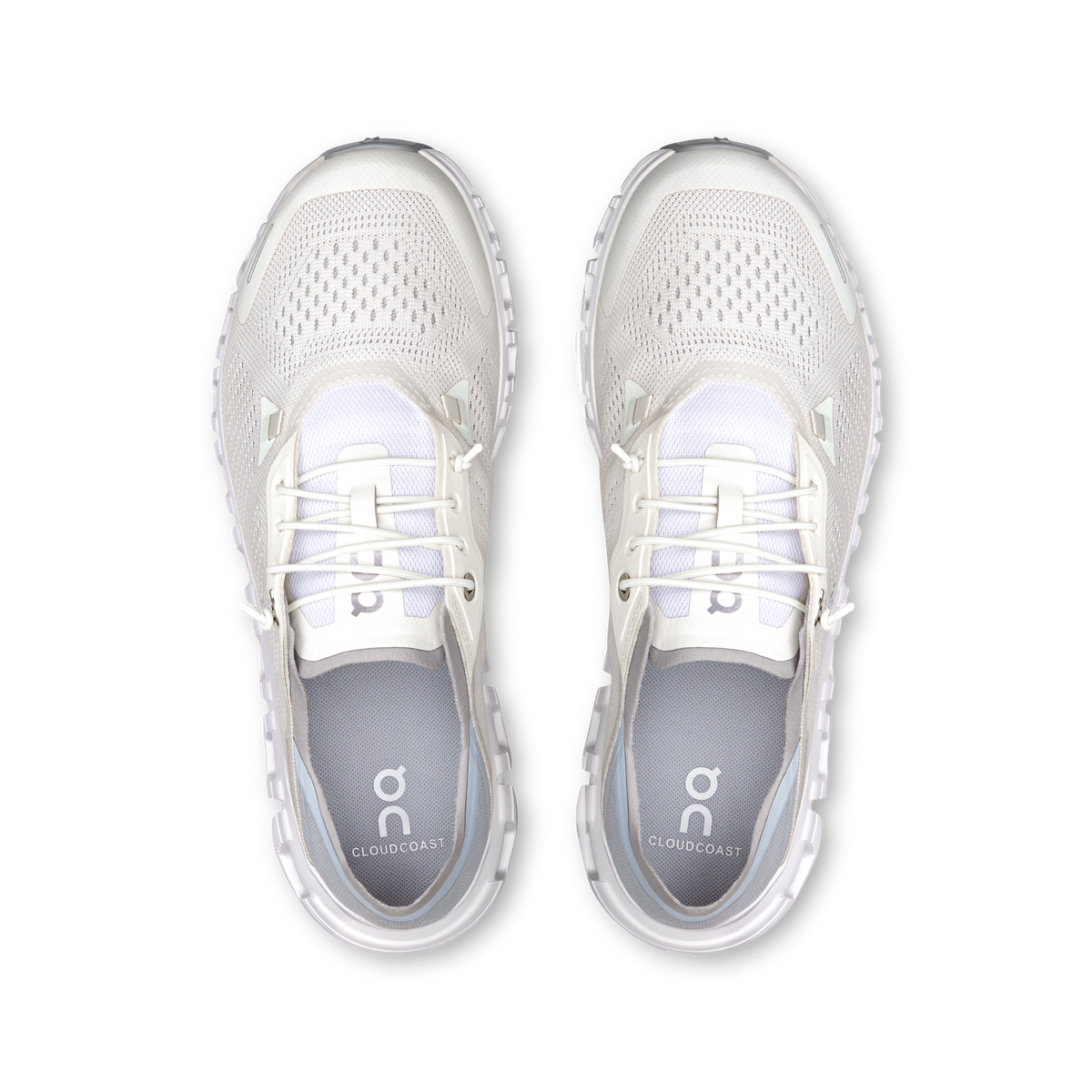 On Cloud 6 Coast Women product view 2 — White | Glacier