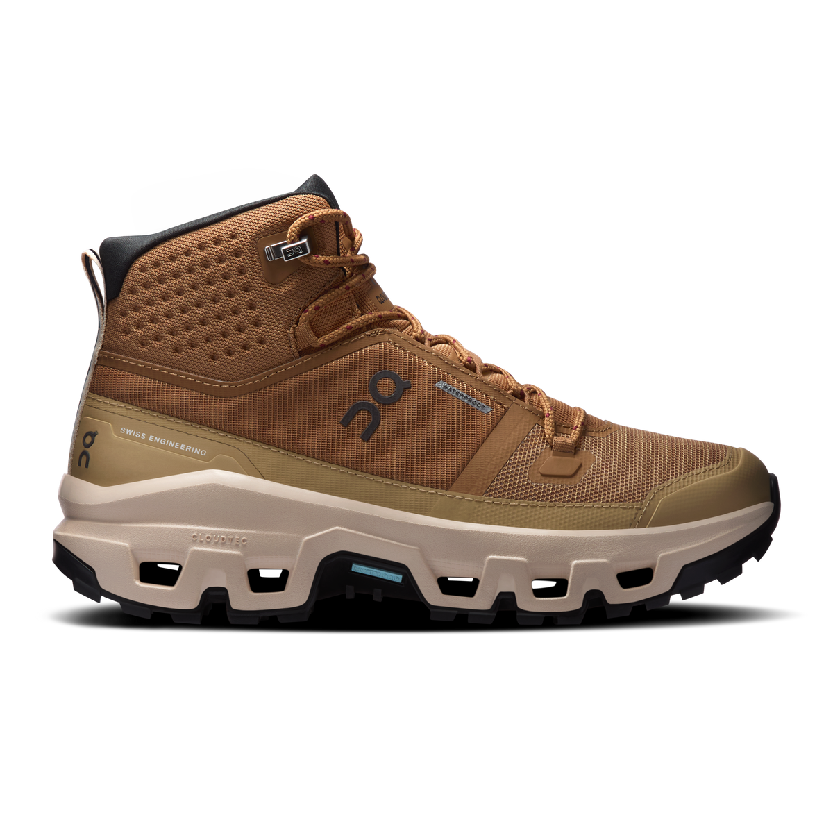 On Cloudrock Mid Waterproof Women product view 1 — Sphinx | Sand