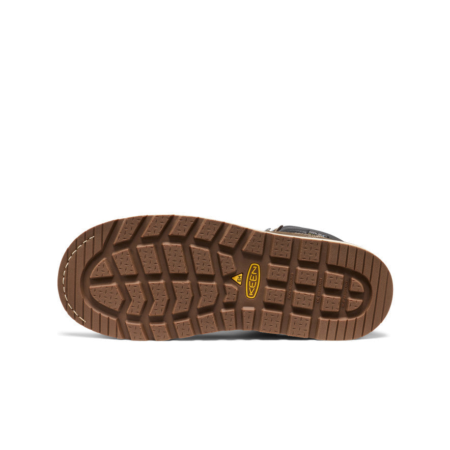 KEEN Cincinnati 6" Waterproof Boot (Carbon Toe) Men product view 6 — Dark Chocolate/Sandshell