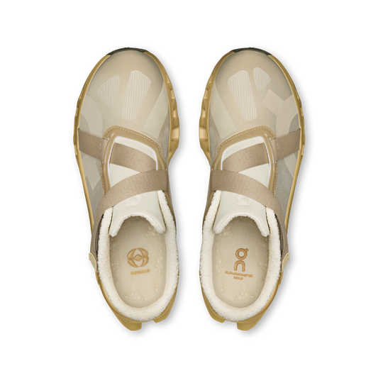 On Cloudmonster 3 Mule Women product view 2 — Loess | Hare