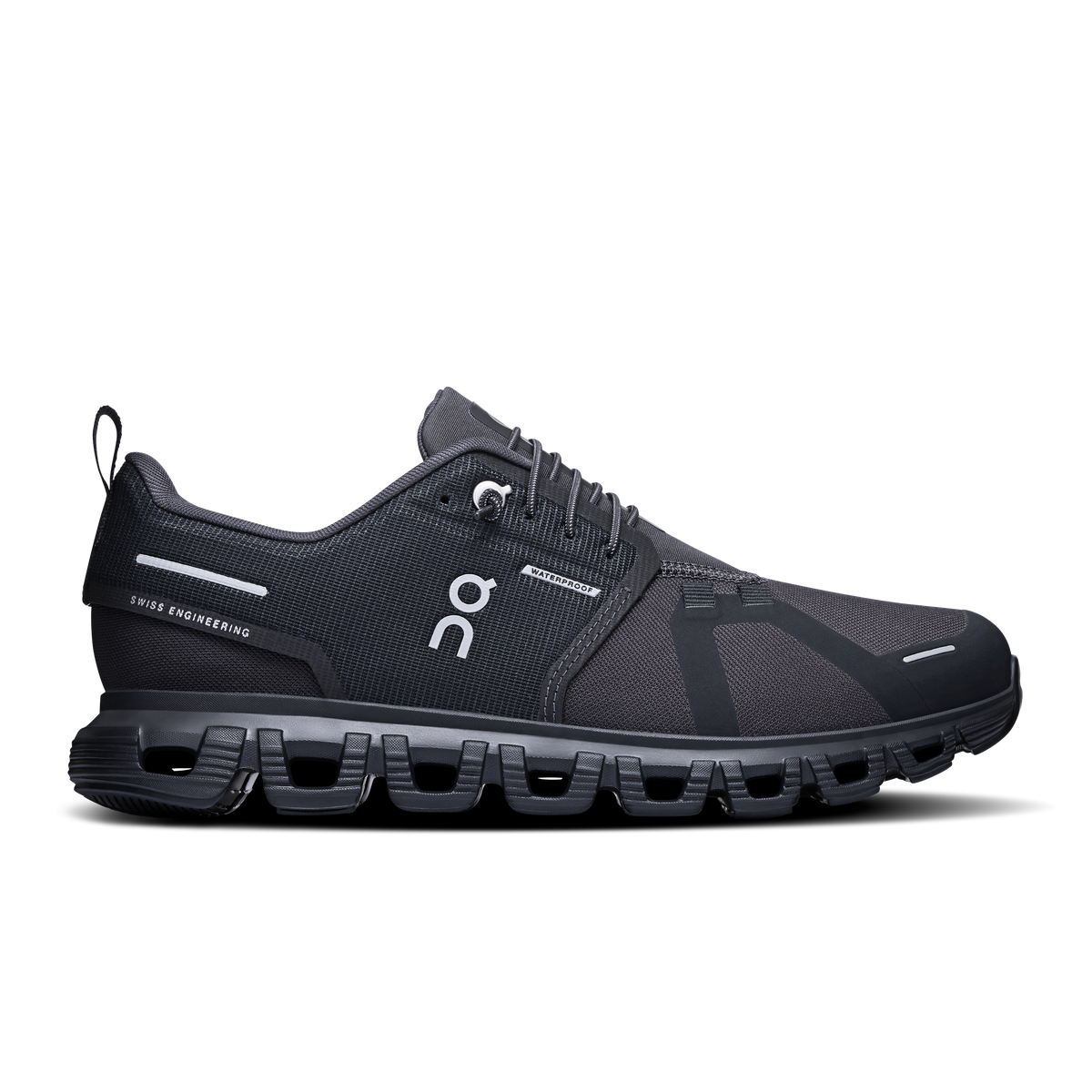 On Cloud 6 Waterproof Women product view 1 — Black | Black