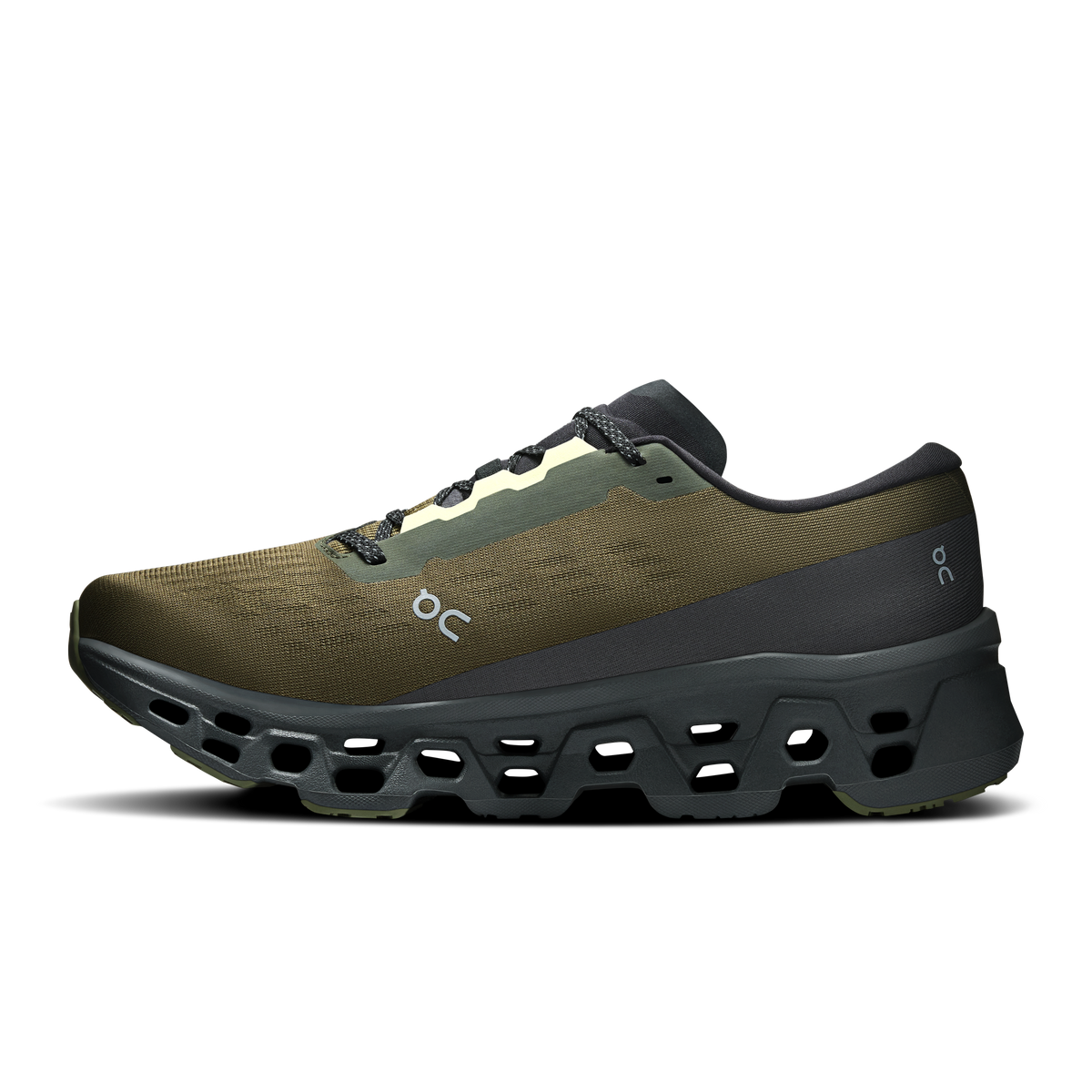 On Cloudmonster 3 Men product view 4 — Olive | Eclipse