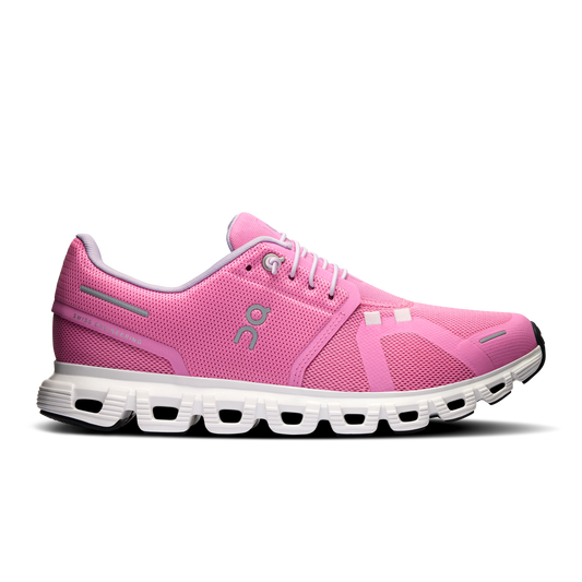 On Cloud 6 Women product view 1 — Raspberry | White