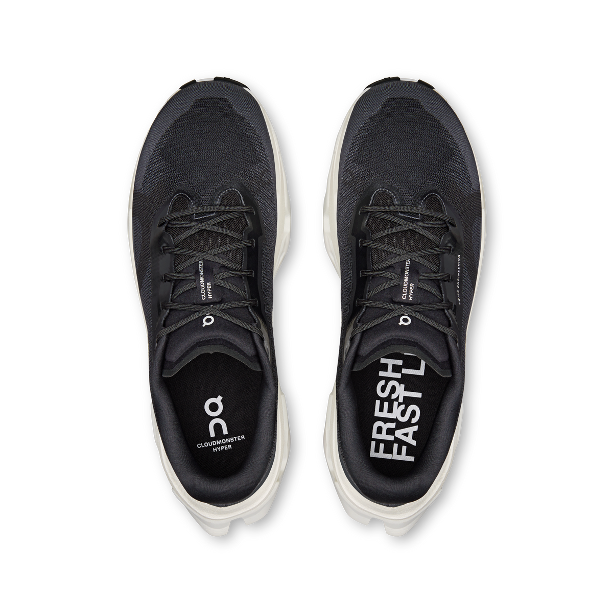 On Cloudmonster 3 Hyper Men product view 2 — Black | Ivory