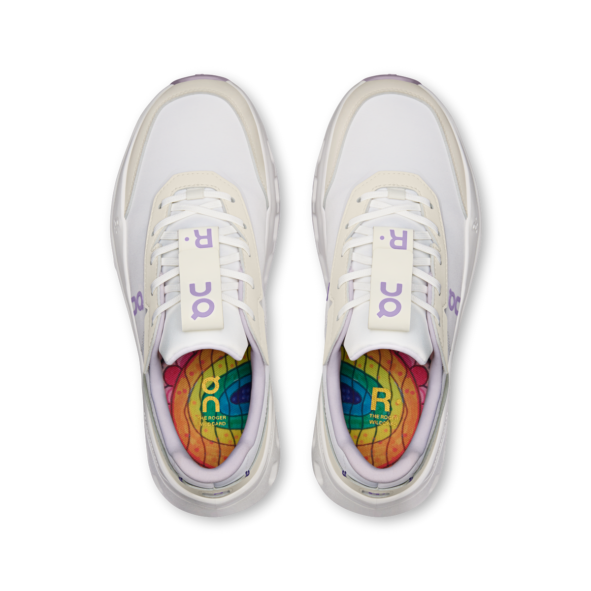 On THE ROGER Wildcard Women product view 2 — Ivory | Orchid