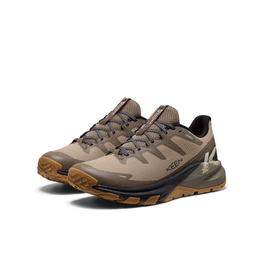 KEEN Targhee Apex Waterproof Hiking Shoe Men product view 2 — Brindle/Canteen