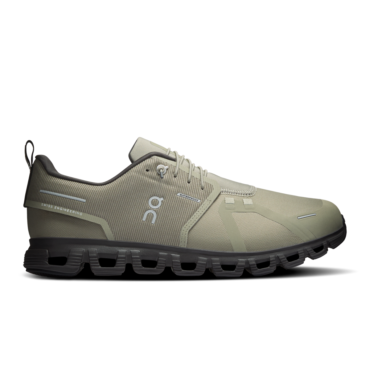 On Cloud 6 Waterproof Men product view 1 — Olive | Espresso