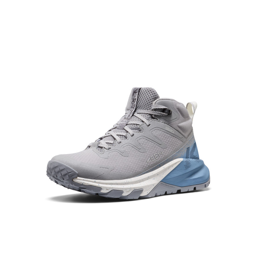 KEEN Targhee Apex Waterproof Hiking Boot Women product view 3 — Vapor/Ballad Blue