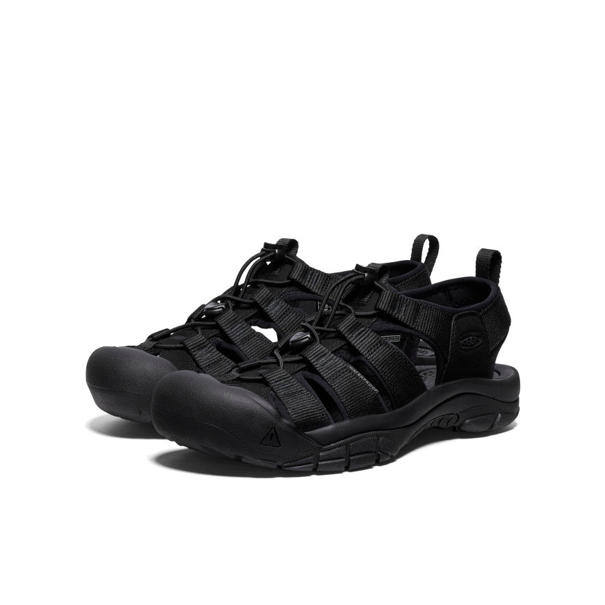KEEN Newport H2 Sandal Men product view 2 — Triple Black