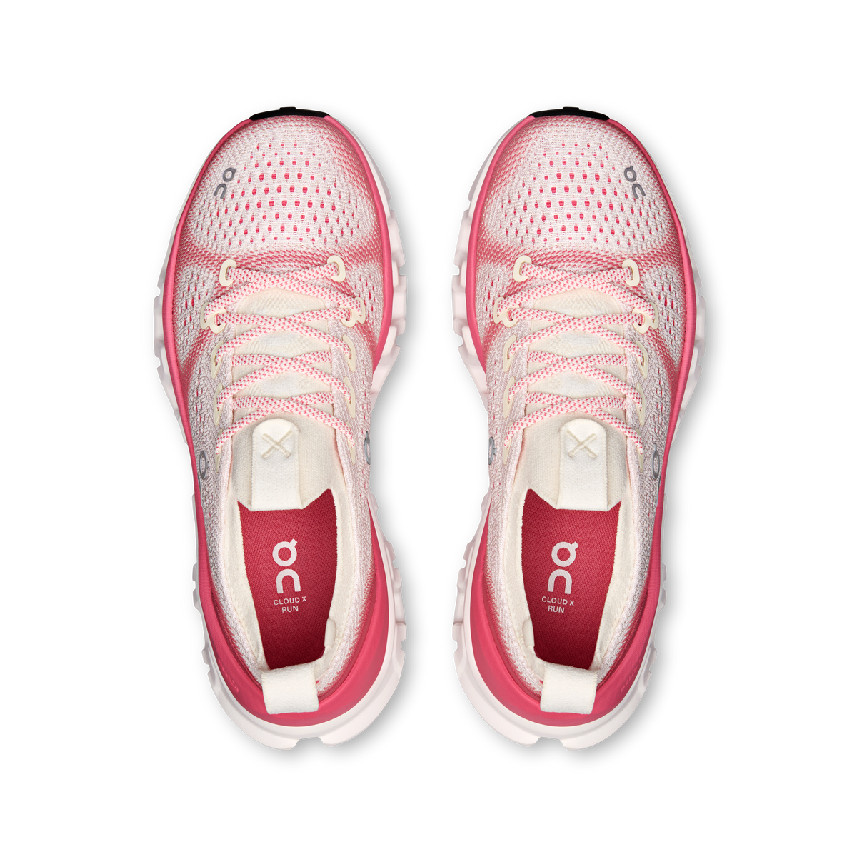 On Cloud X Tempo Women product view 2 — Ivory | Camellia