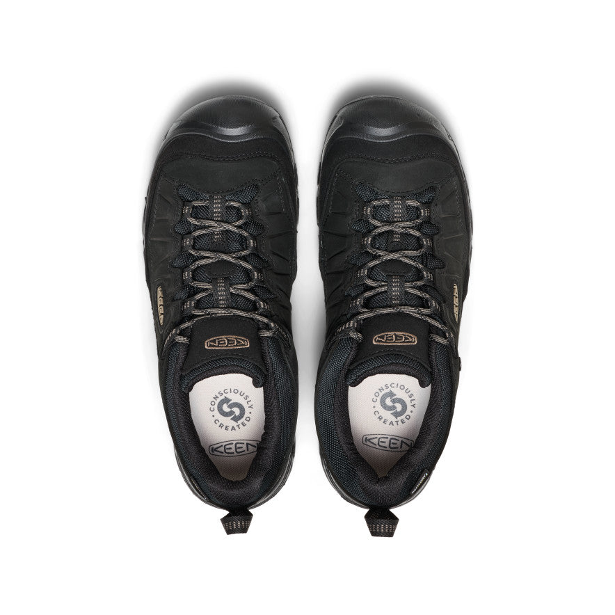 KEEN Targhee IV Waterproof Hiking Shoe Men product view 4 — Triple Black