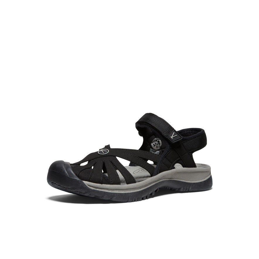 KEEN Rose Sandal Women product view 3 — Black/Neutral Gray