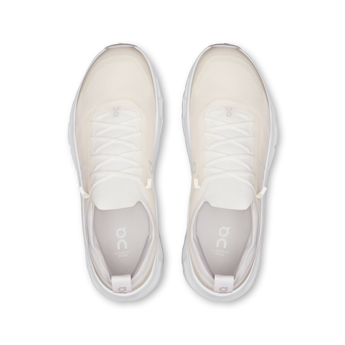 On Cloudtilt Moon Men product view 2 — White | Frost