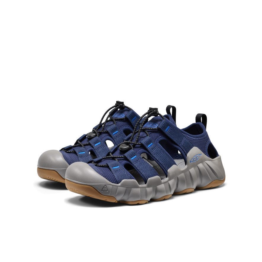 KEEN Hyperport H2 Sandal Men product view 2 — Naval Academy/Steel Grey