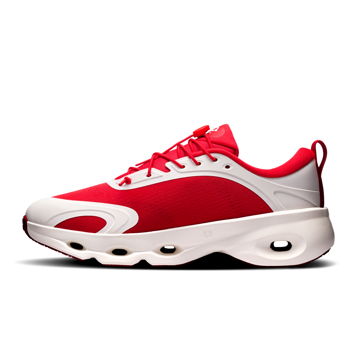 On Cloudsolo LOEWE Women product view 4 — Red | Eggshell