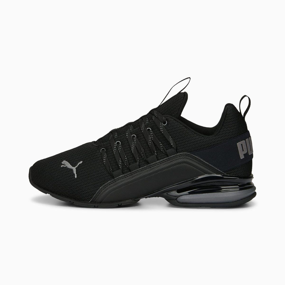 PUMA Axelion Refresh Running Shoes Men product view 1 — PUMA Black-Cool Dark Gray