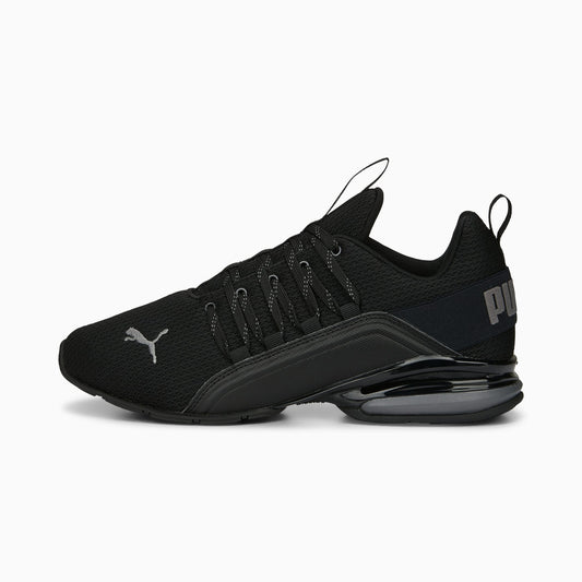 PUMA Axelion Refresh Running Shoes Men product view 1 — PUMA Black-Cool Dark Gray