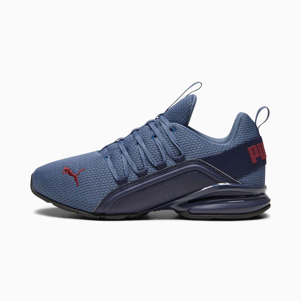 PUMA Axelion Refresh Running Shoes Men product view 1 — PUMA Navy-Inky Blue-Dark Jasper