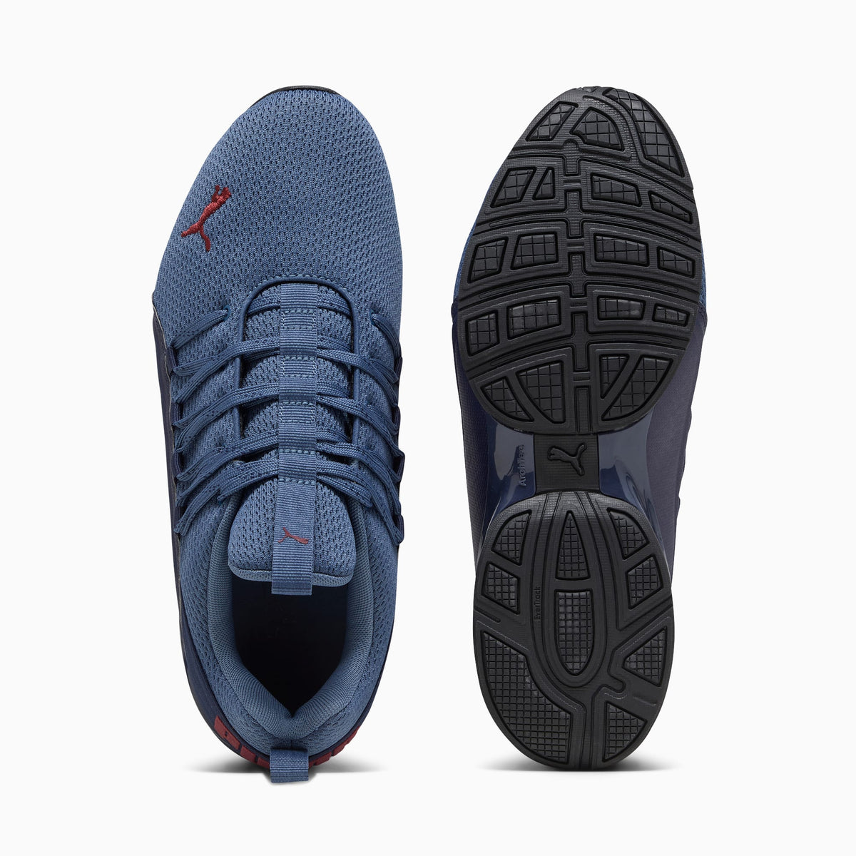 PUMA Axelion Refresh Running Shoes Men product view 4 — PUMA Navy-Inky Blue-Dark Jasper