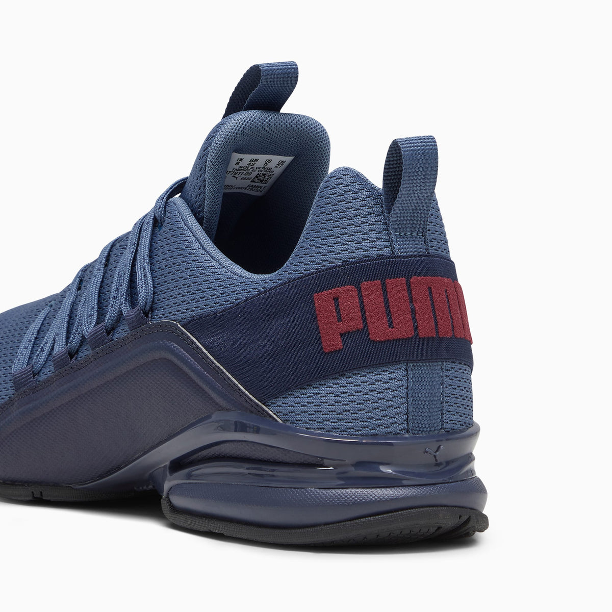 PUMA Axelion Refresh Running Shoes Men product view 3 — PUMA Navy-Inky Blue-Dark Jasper