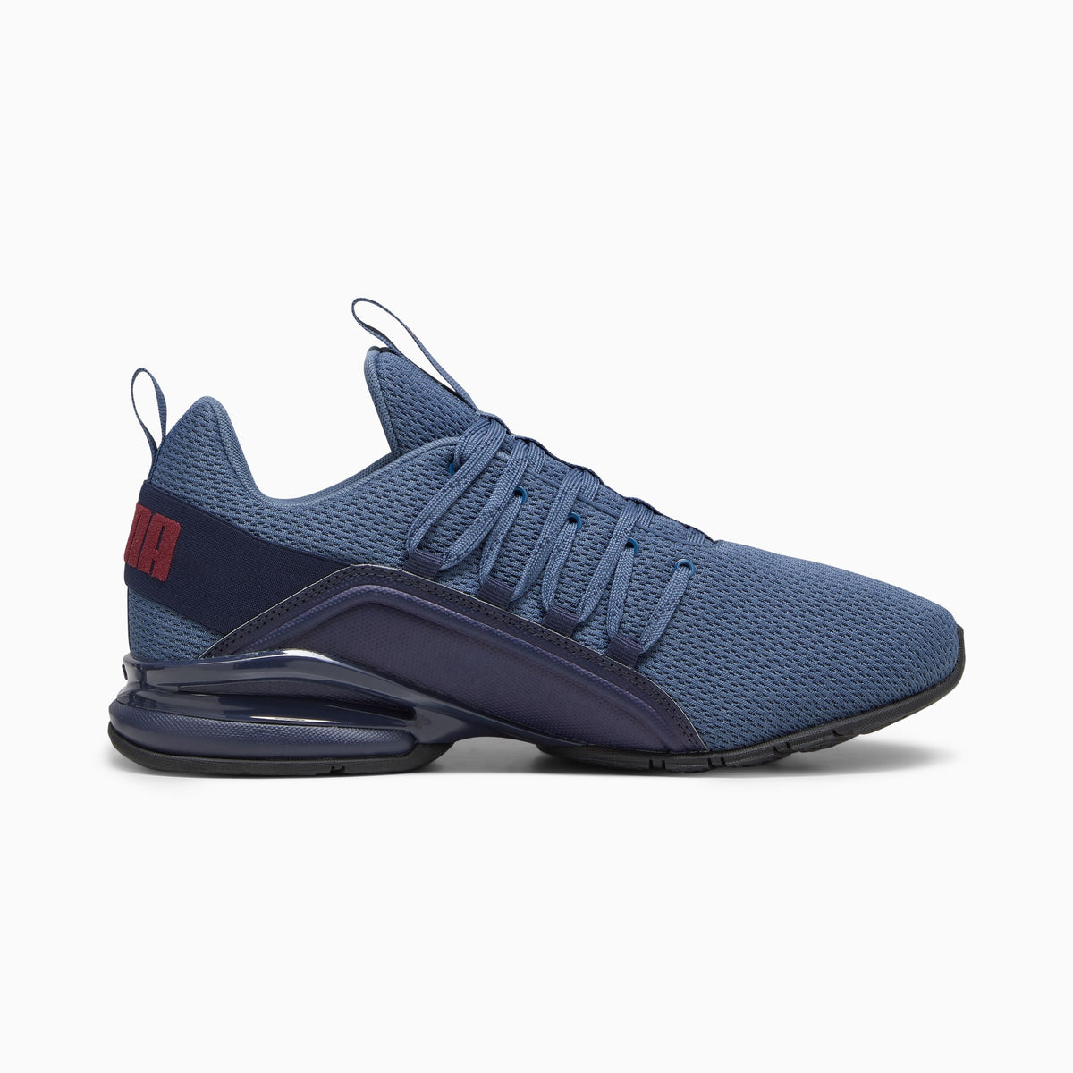 PUMA Axelion Refresh Running Shoes Men product view 5 — PUMA Navy-Inky Blue-Dark Jasper