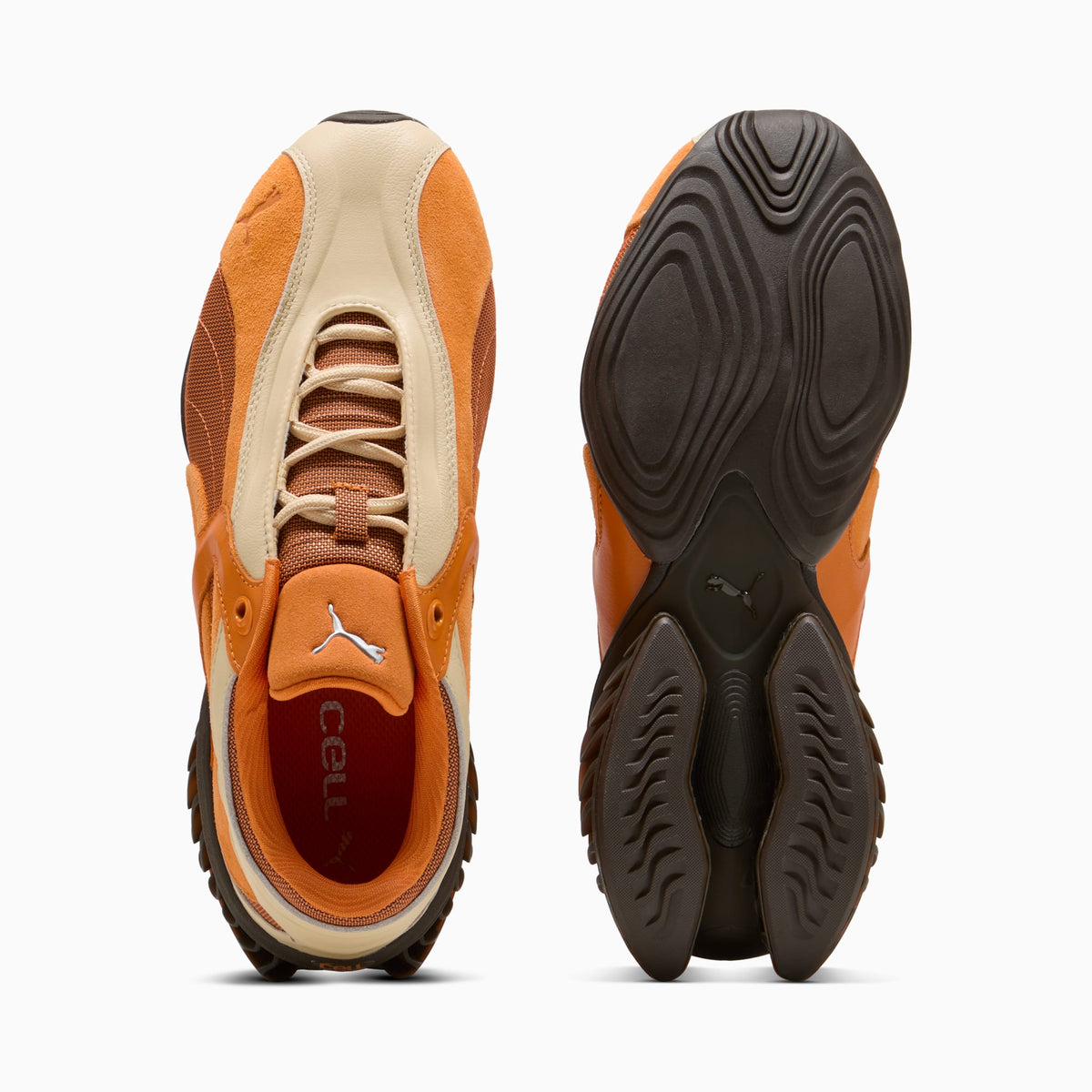 PUMA CELL GEO 1 Sneakers Unisex product view 4 — Canvas-Maple Syrup