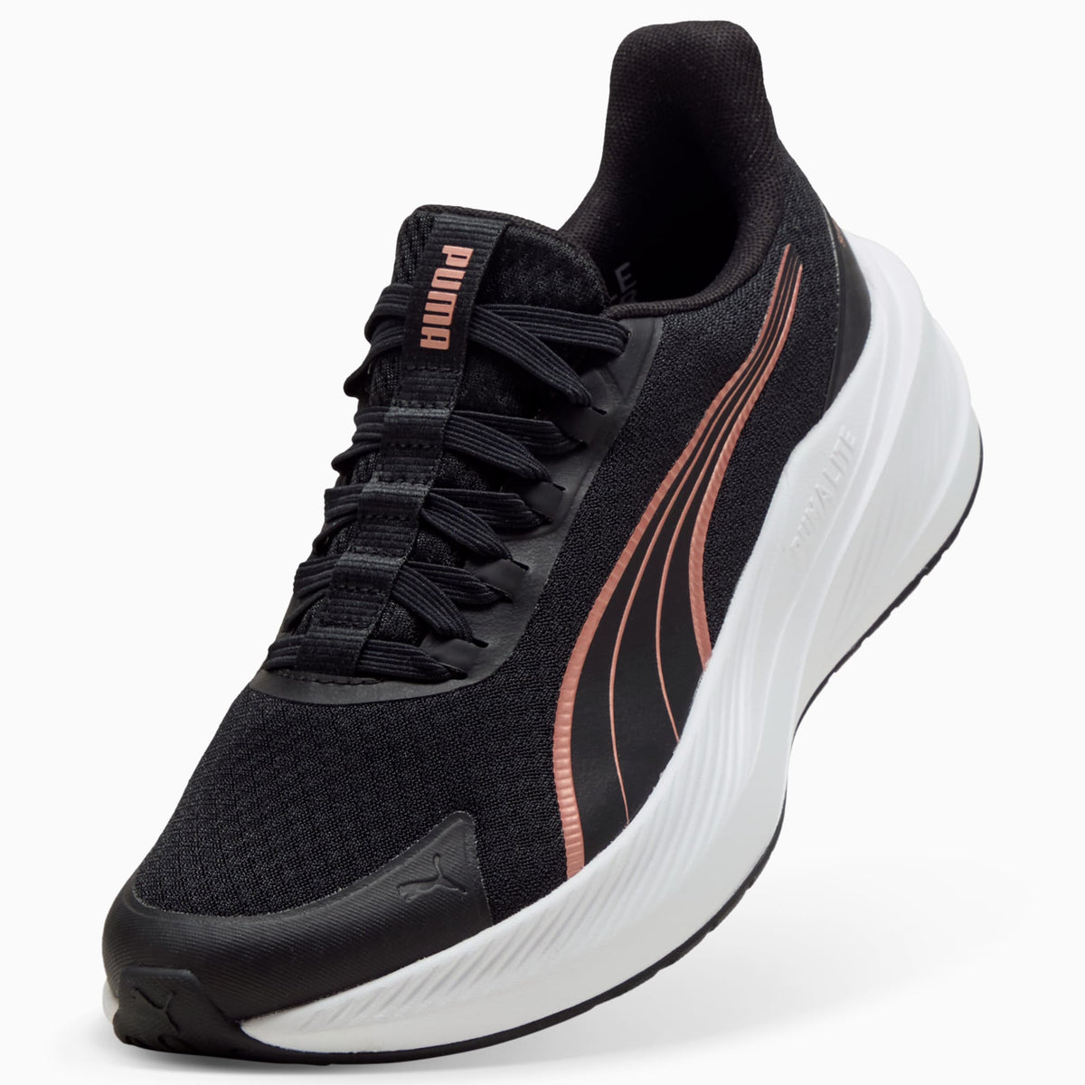 PUMA Dasher Lite SLIPTECH™ Running Shoes Unisex product view 6 — PUMA Black-Rose Gold-PUMA White